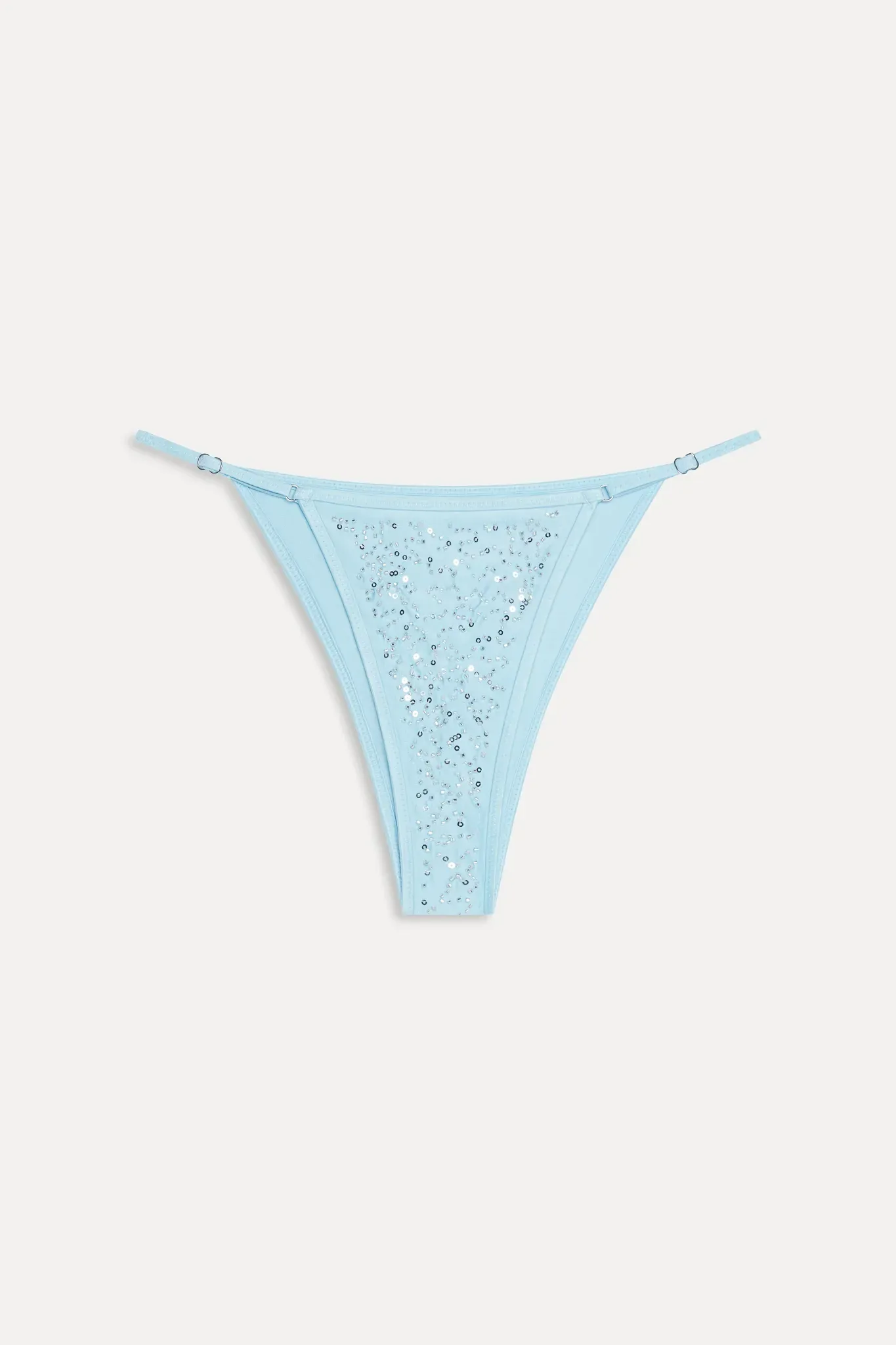x Devon Lee Carlson Luna Sequin Bikini Bottom – Blue Bloom