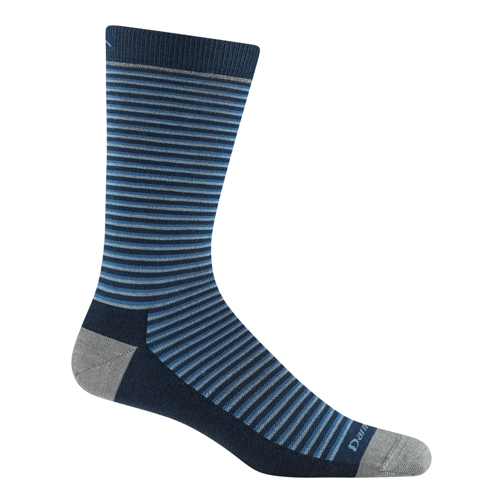 Men's Microstripe Crew Lightweight Lifestyle Socks