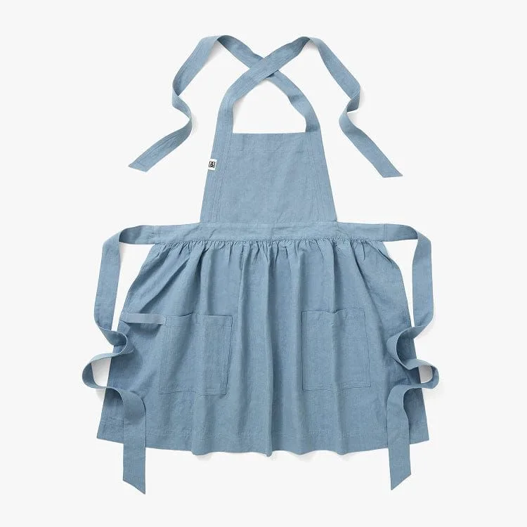 Hudson Blue Pinafore Apron