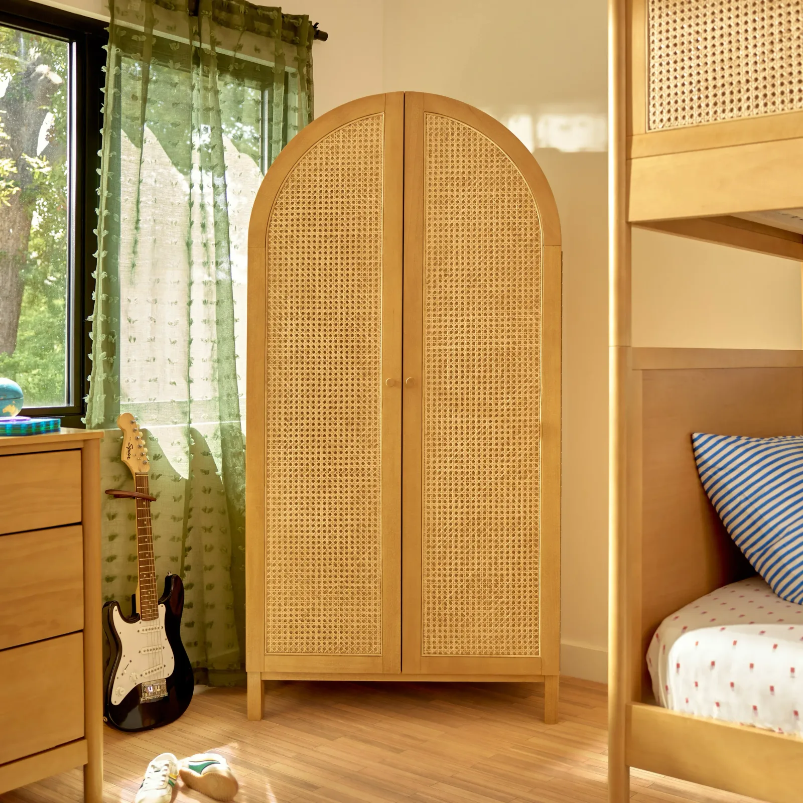 Bondi Cane Assembled Armoire