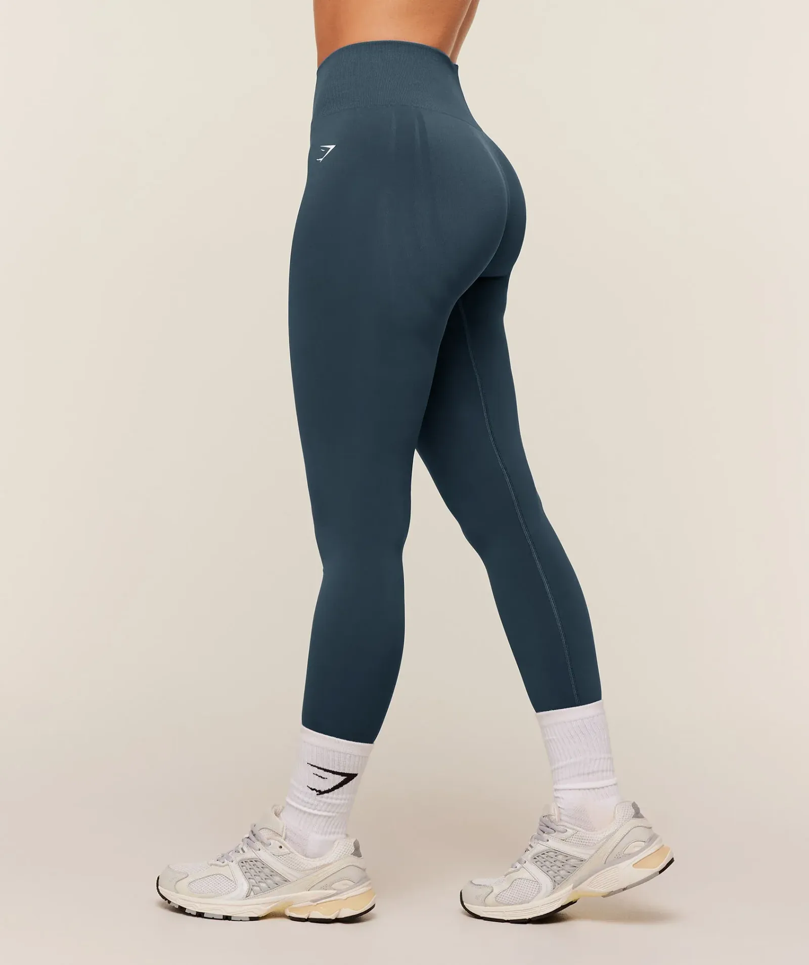 Gymshark Light Hold Leggings – Stealth Blue