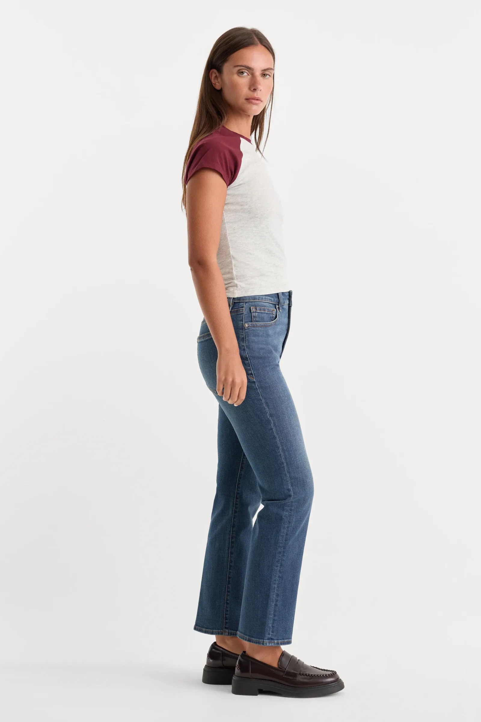 GOOD LEGS STRAIGHT JEANS LONG – BLUE004