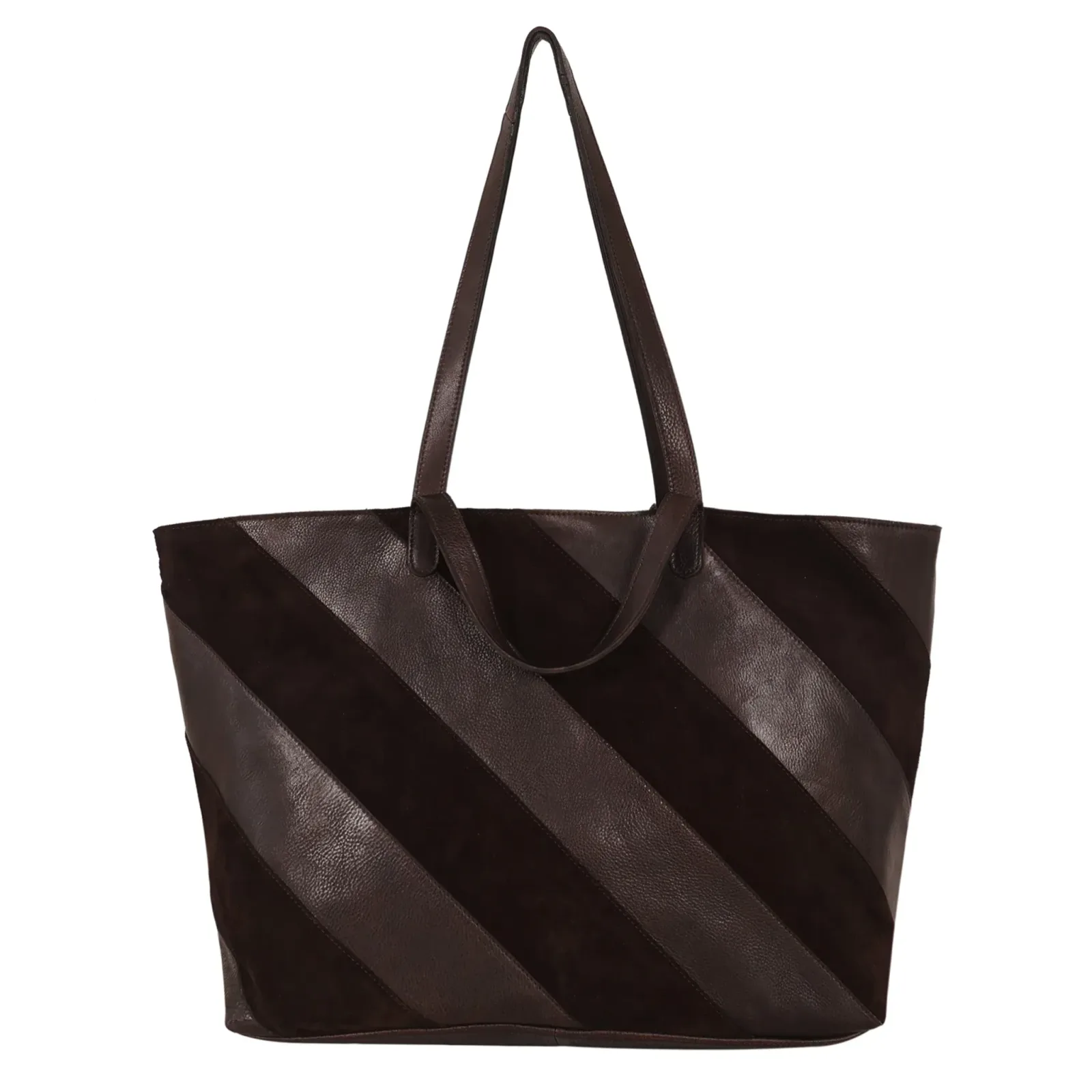 Tanya Suede Leather Tote Bag