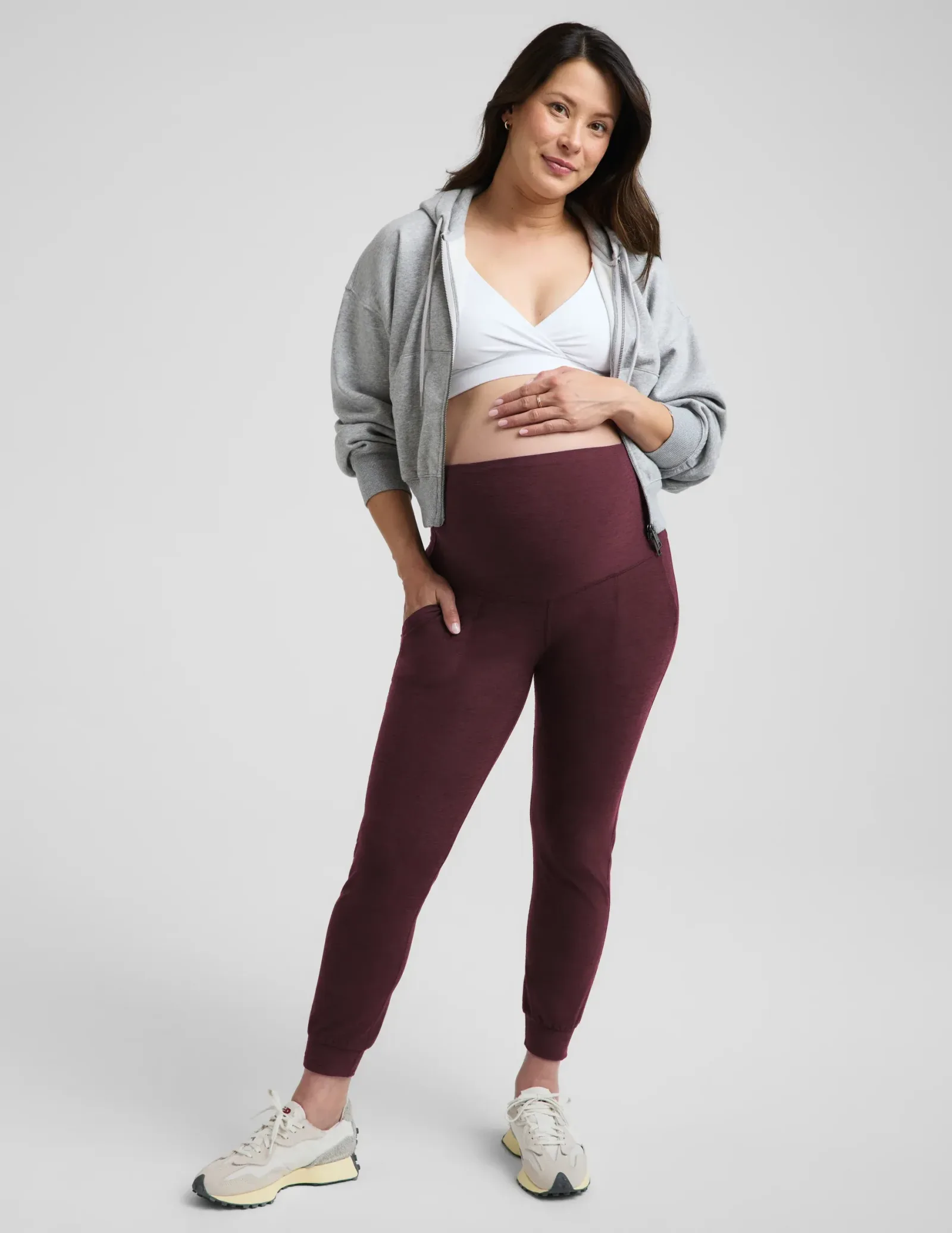 Spacedye™ Beyond the Bump Maternity Midi Jogger
