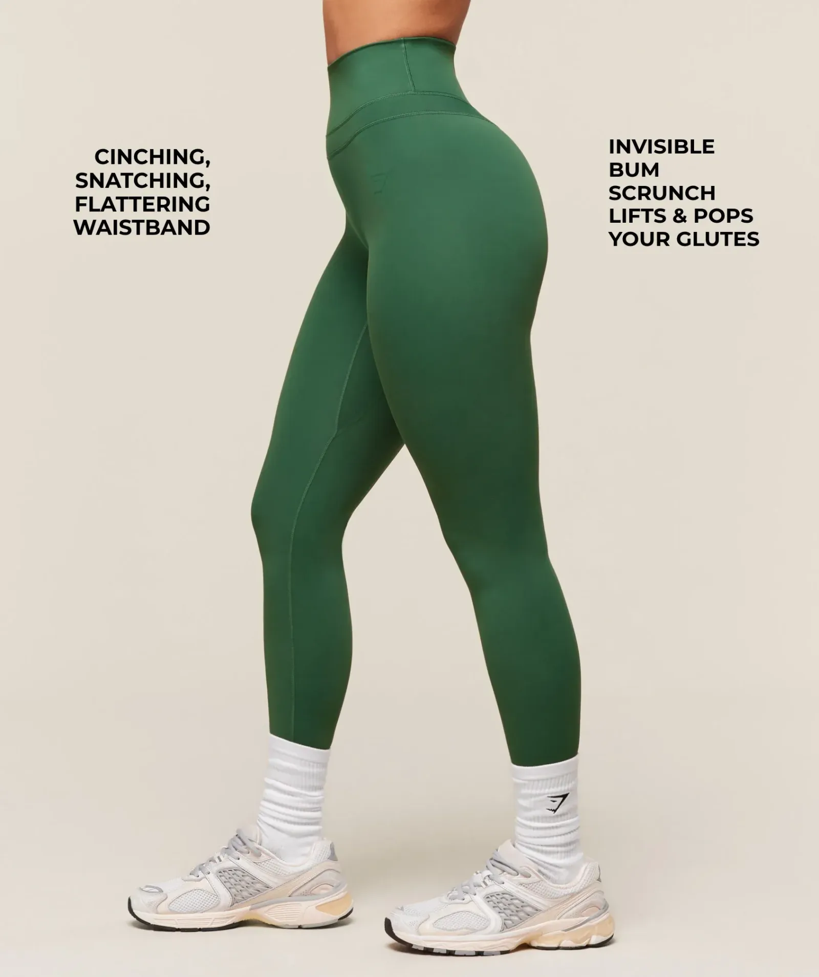 Gymshark Whitney Regular Legging – Classic Green
