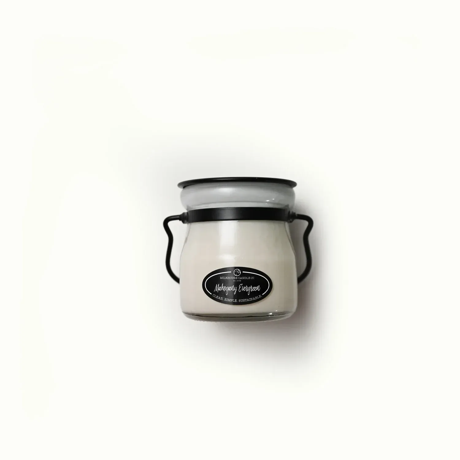Mahogany Evergreen Candle – 5 oz Cream Jar