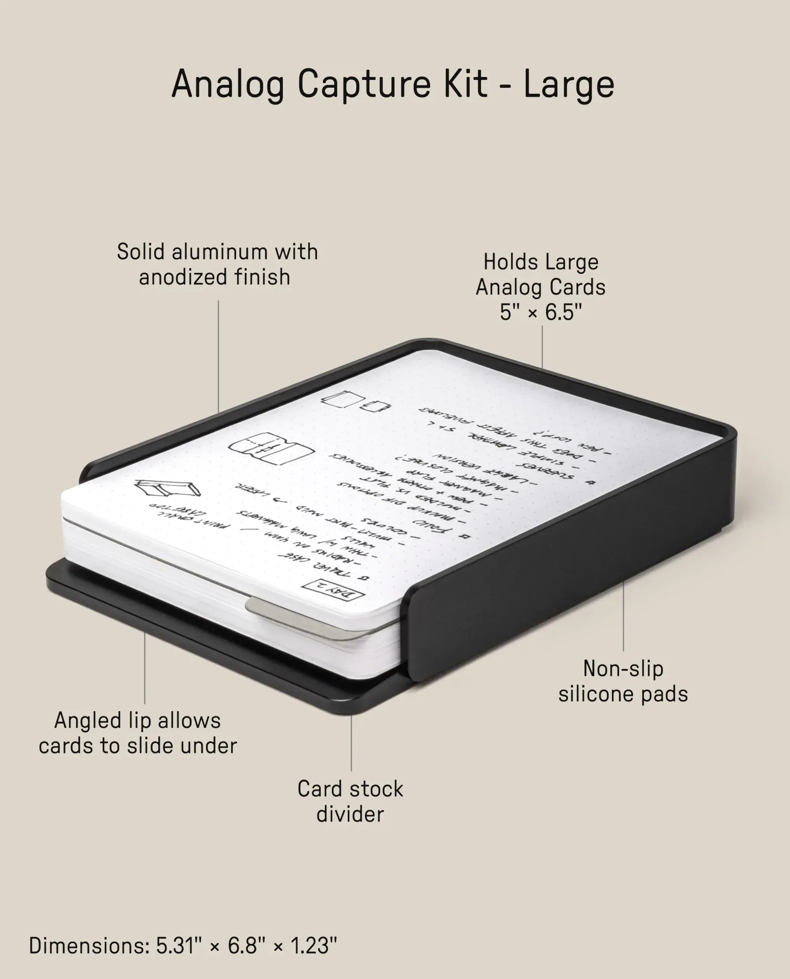 Warehouse Item – Analog Capture Kit – Large (Black Aluminum)