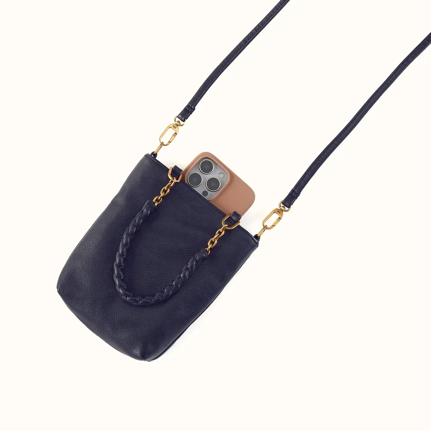 Tennessee Mini Bag In Pebbled Leather – Ink Navy