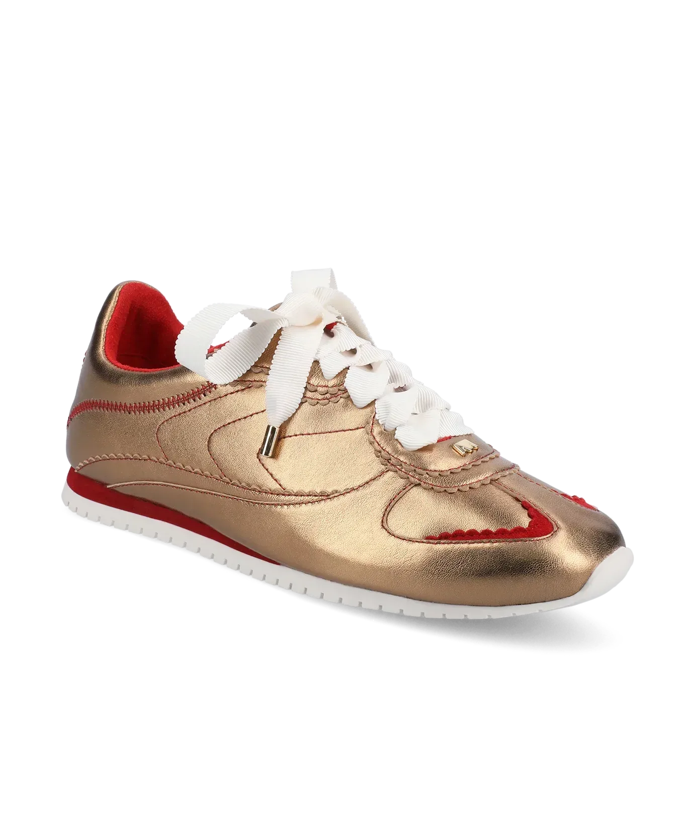The Speedbird – Vintage Gold Metal Leather