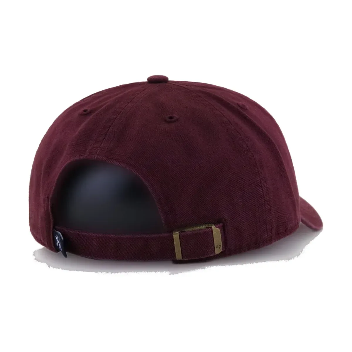 New York Yankees Dark Maroon 47 Brand Clean Up Dad Hat