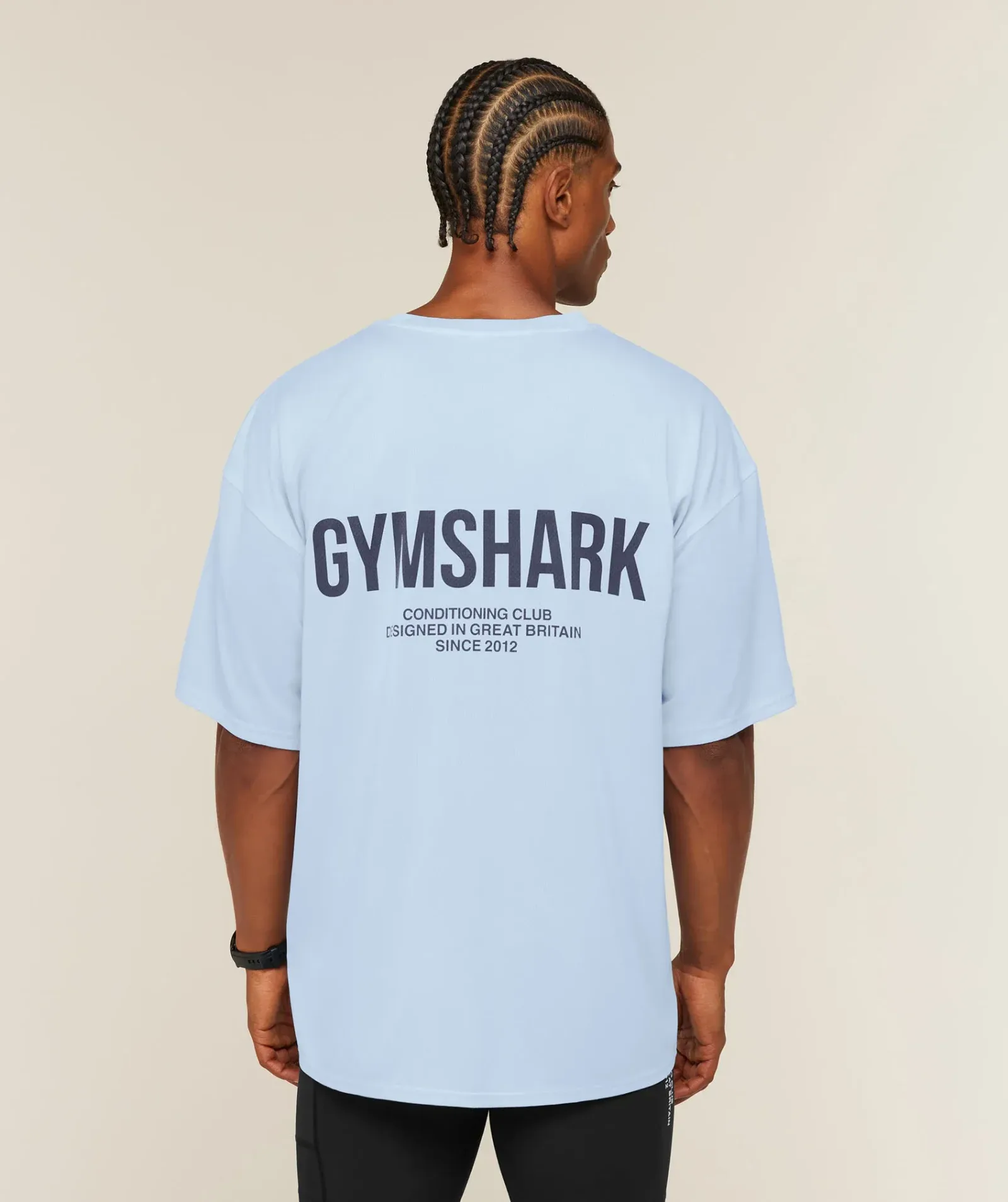 Gymshark Conditioning Club Washed T-Shirt – Tranquil Blue/Heavy Blue/Wash