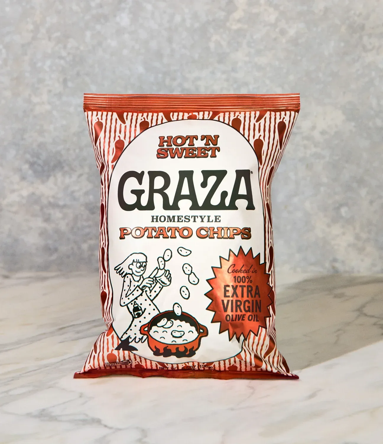 Hot 'n Sweet Olive Oil Potato Chips