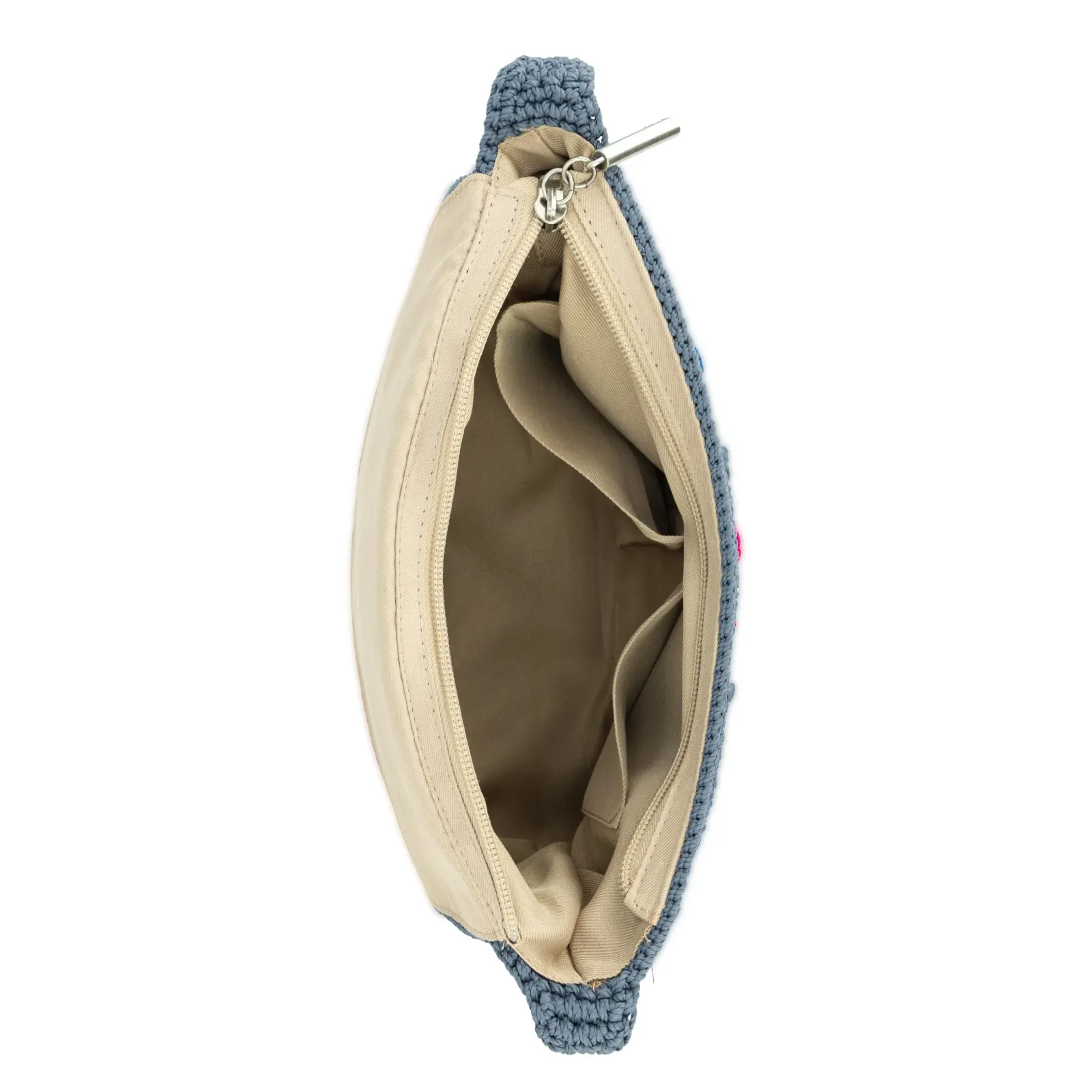 Marlow Flap Shoulder Bag – Hand Crochet – Maritime Multi Patch