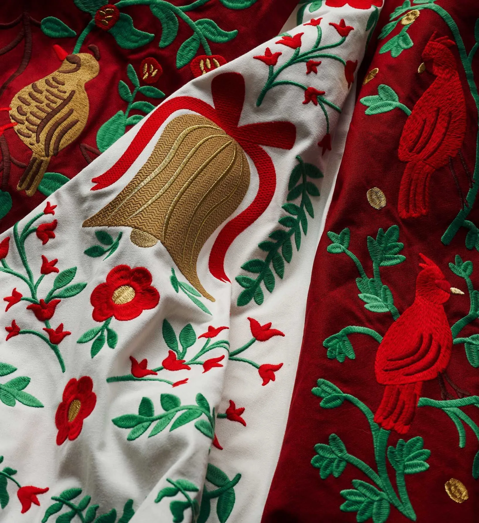 Embroidered Tree Skirt – Christmastide