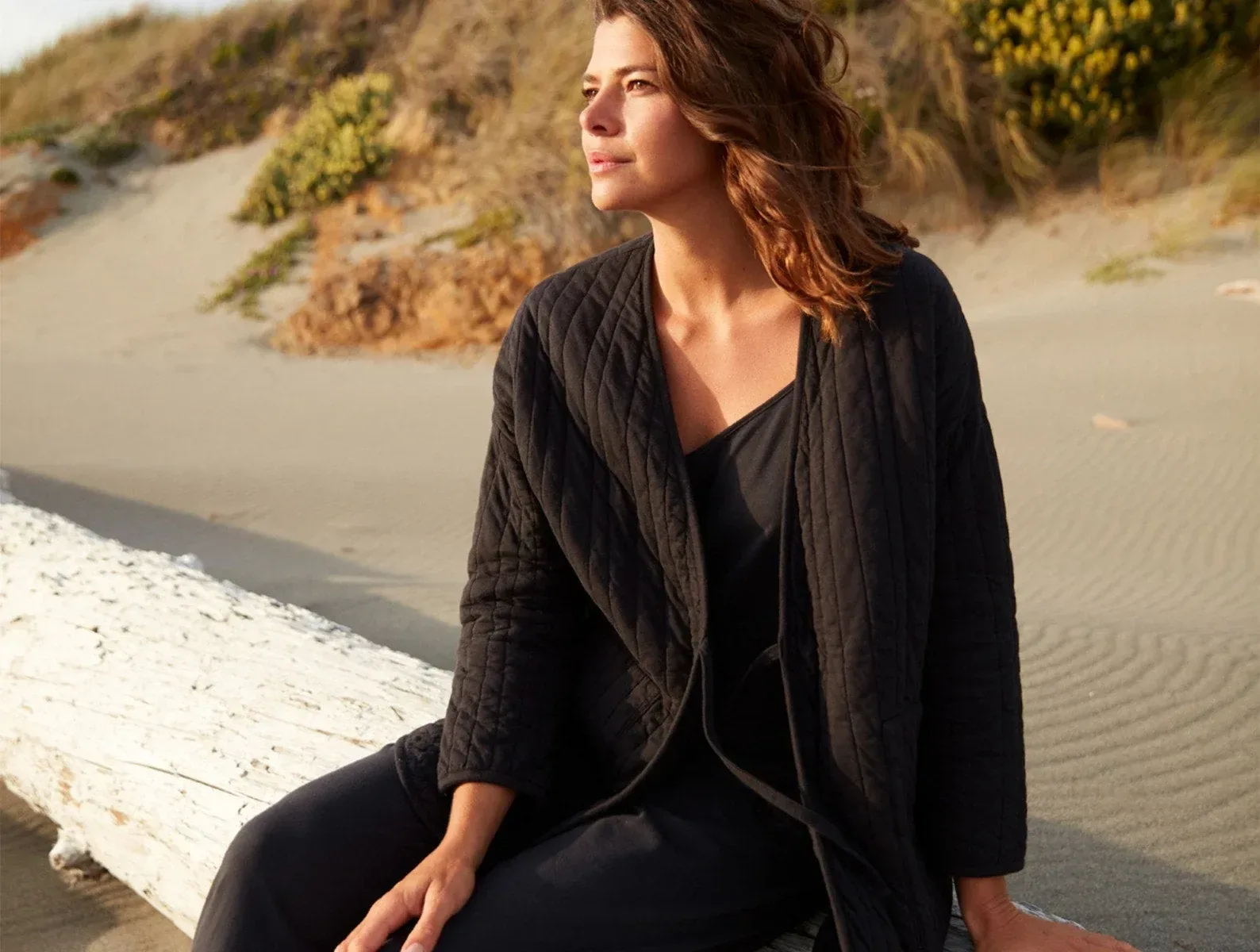 Women's Olema Organic Quilted House Robe – Renewed