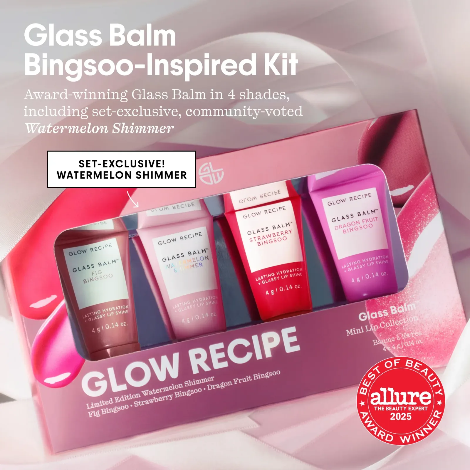 Mini Glass Balm Lip Treatment Collection