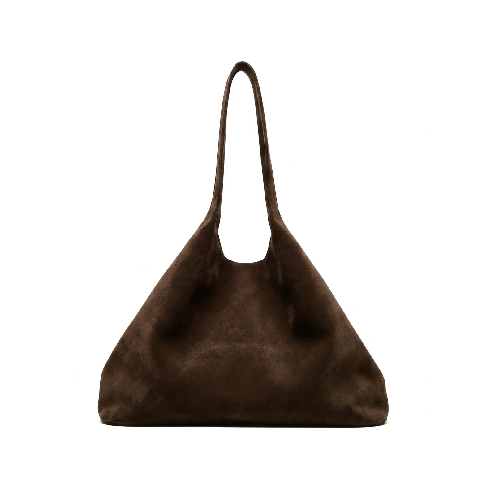 Mia Horizontal Tote Tobacco Suede