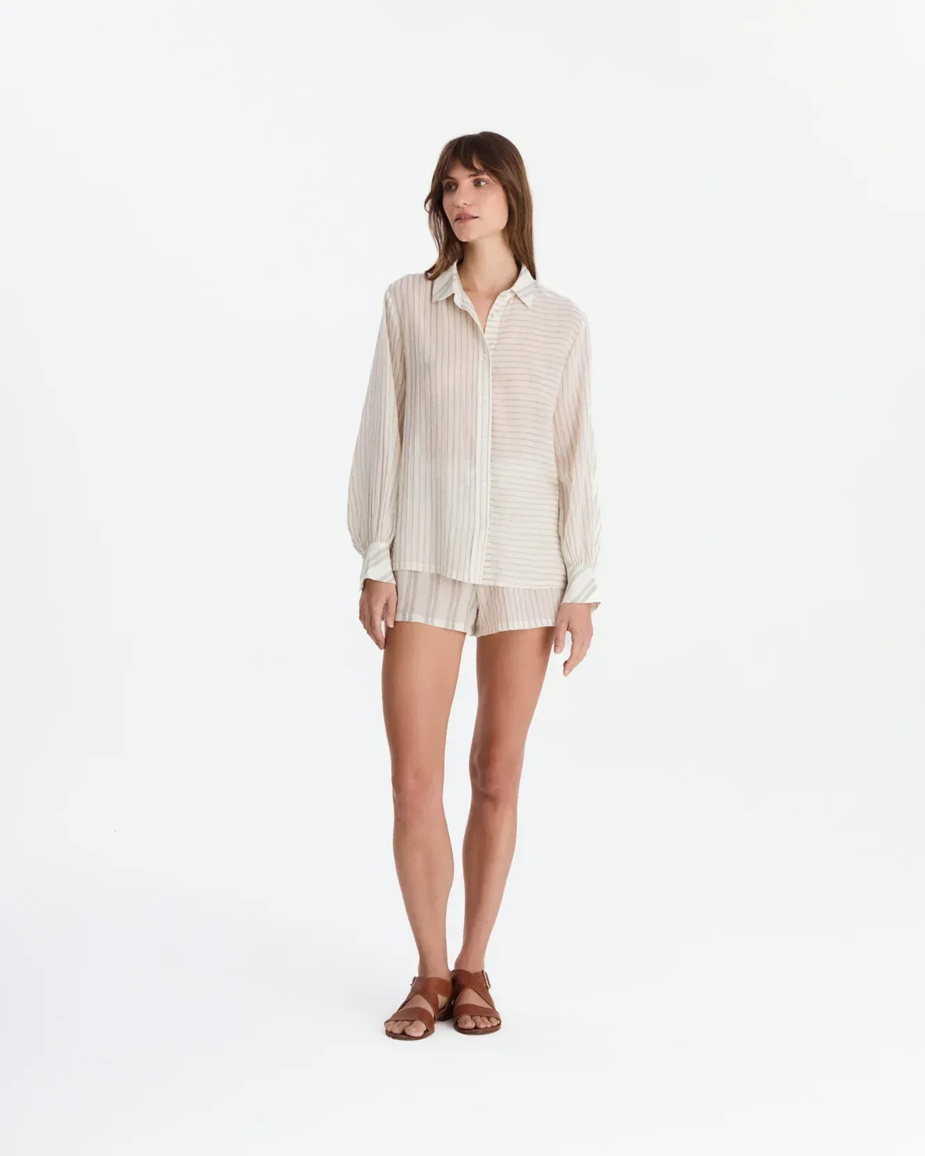 Salvia Cotton Mist Short Pajama Set