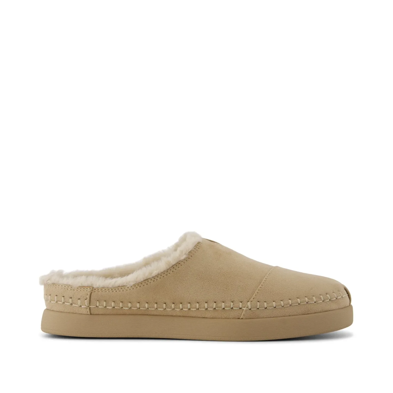 Womens Alpargata Ease Mule Taupe Microsuede