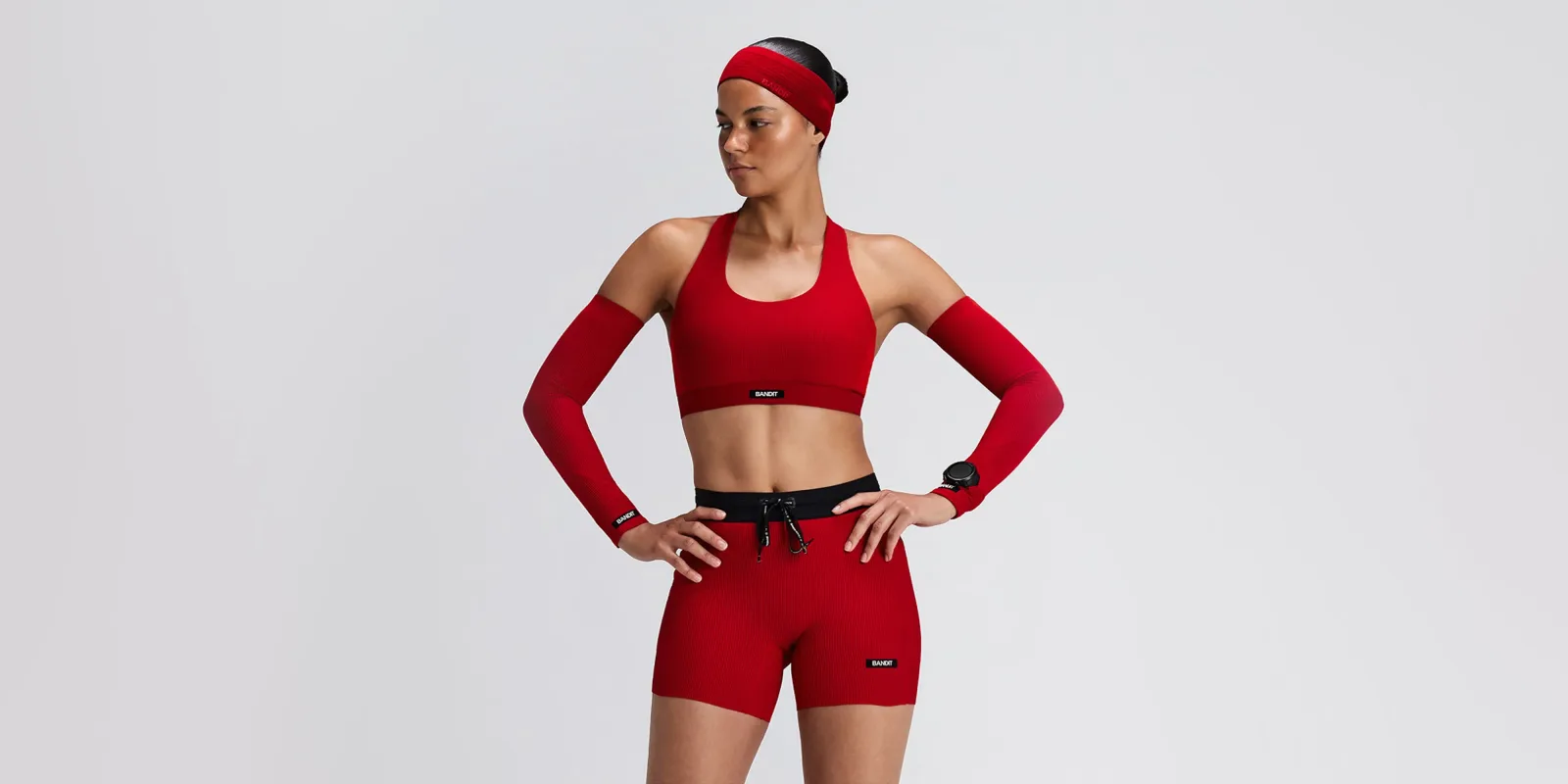 StretchKnit™ Headband – Oxide Red