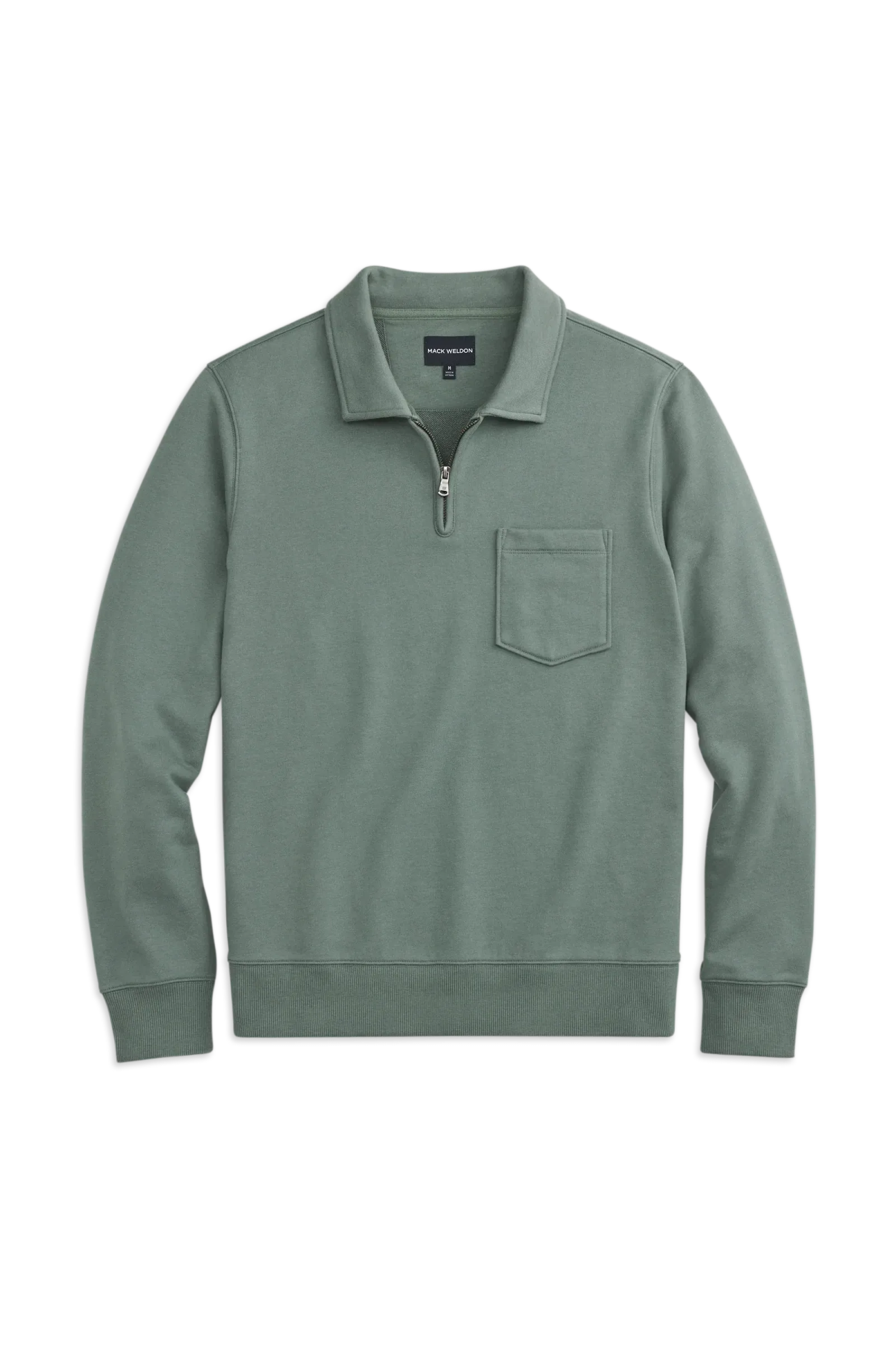Vintage French Terry Quarter-Zip Polo
