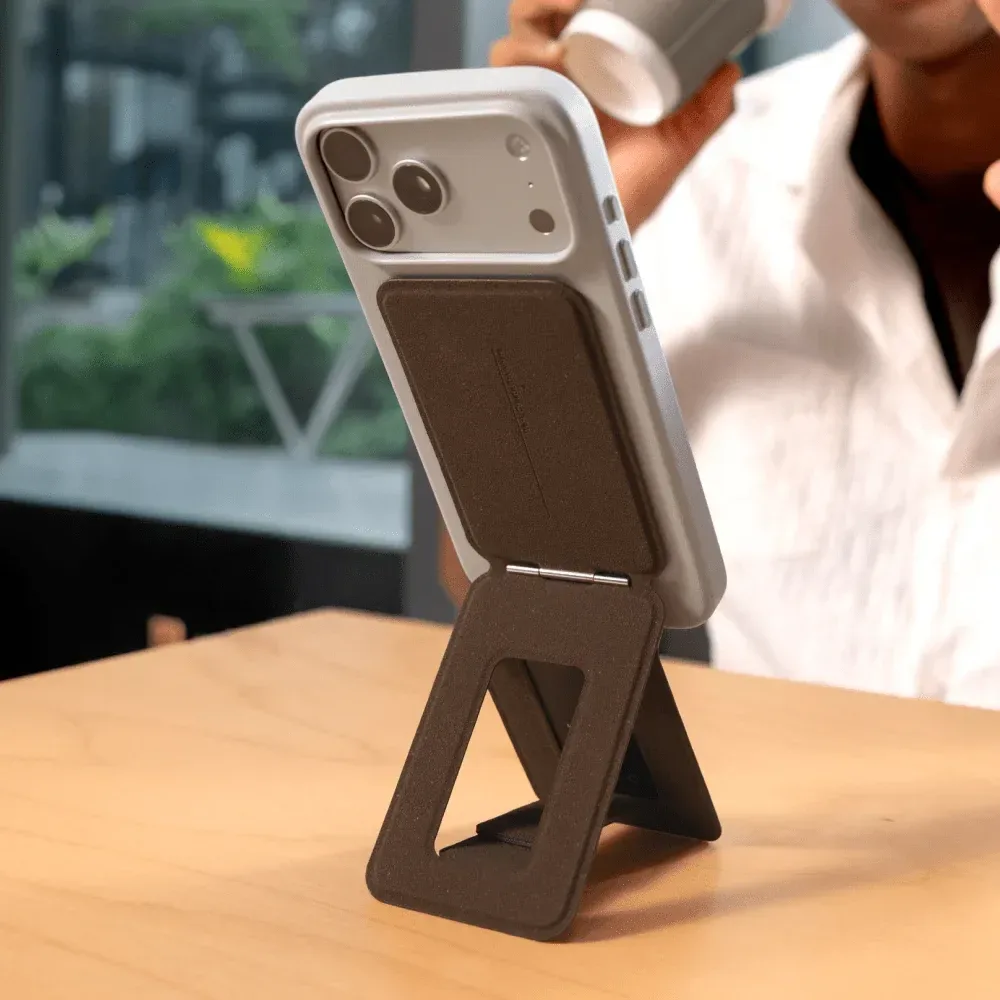 Snap Phone Tripod Crafted from MOVAS™-E Coffee Bio-Leather