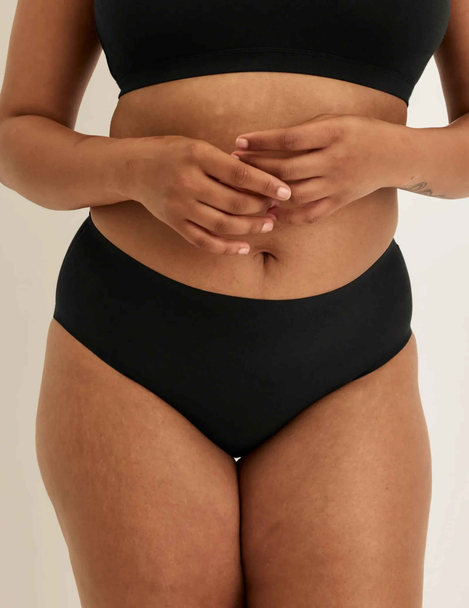 Leakproof Invisible Cotton No-Show Brief
