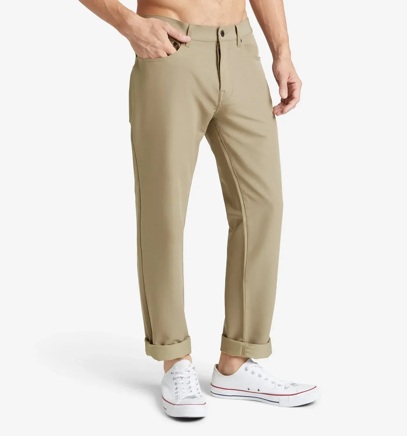 Stretch Poly Twill 5 Pocket Pant
