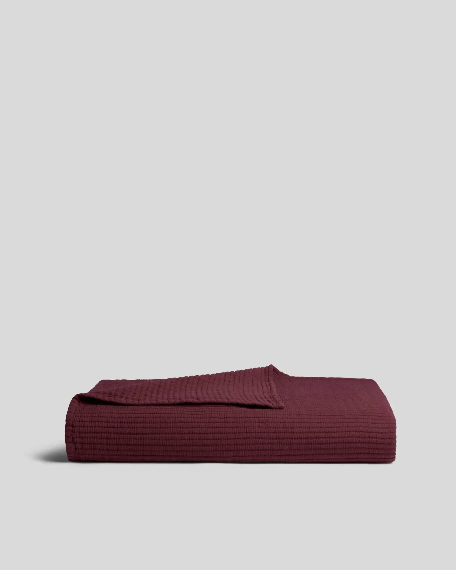 Matelasse Coverlet (Garnet)