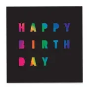 Black Birthday Gift Box