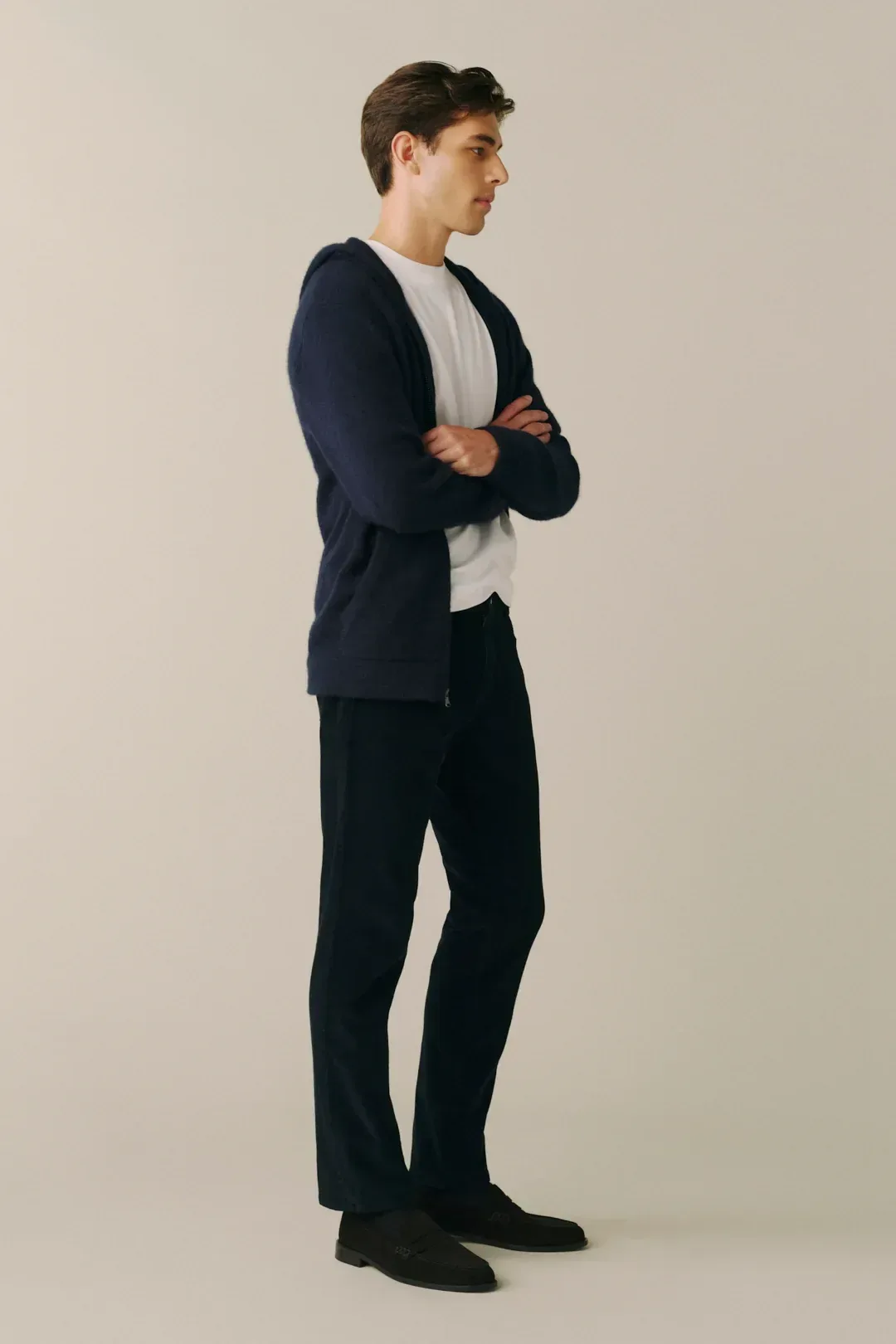 Ams – Slim Corduroy Pants – Knight