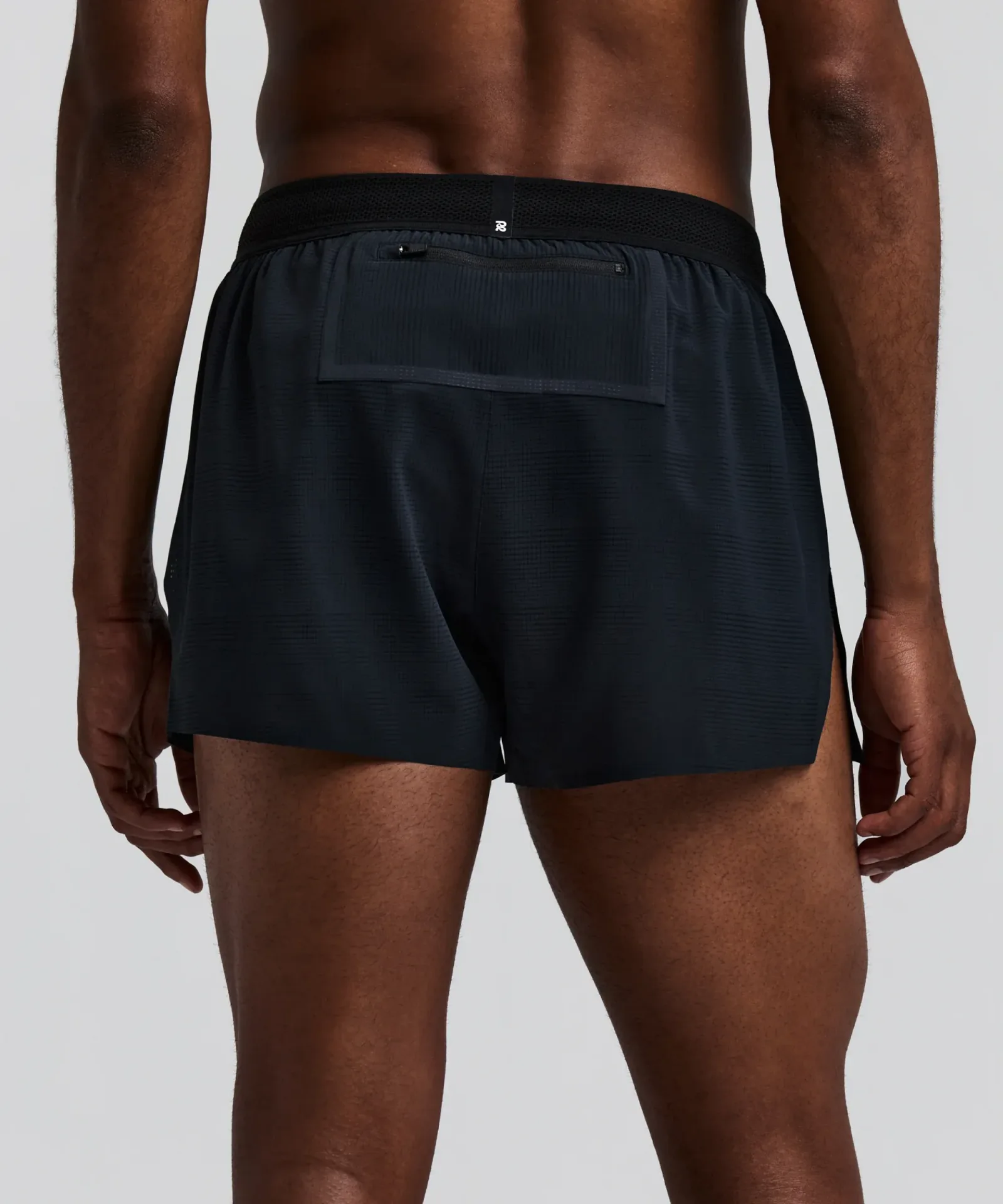 Men's CoolGrid™ 3" Split Short – Black