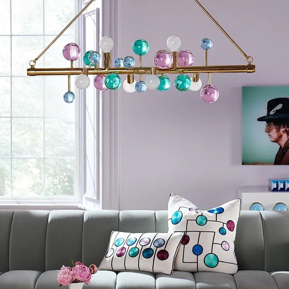 Globo Six-Light Linear Chandelier
