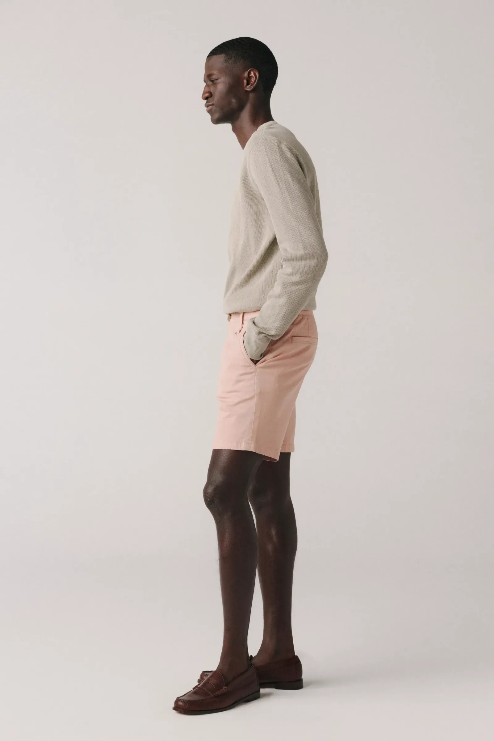 Act – Chino Short – Dusted Rose