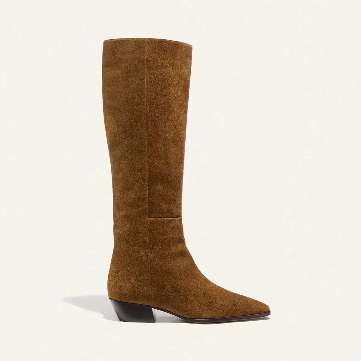 The Sierra Knee-High Boot – Cedar Suede