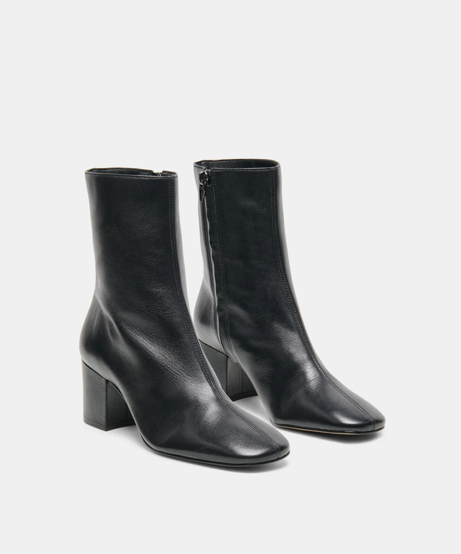 Feya Booties Black Leather