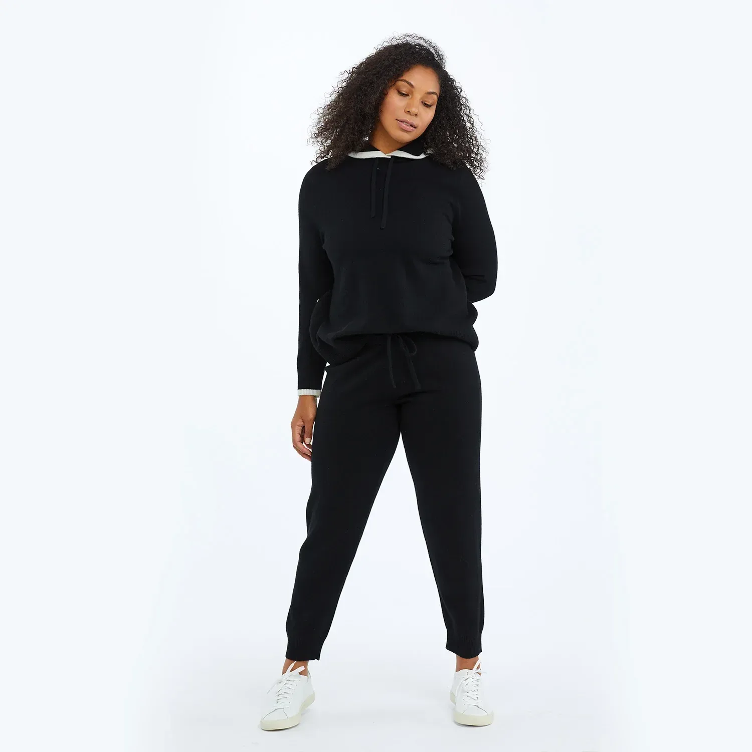 The Coziest Cashmere Blend Jogger – Sea Urchin