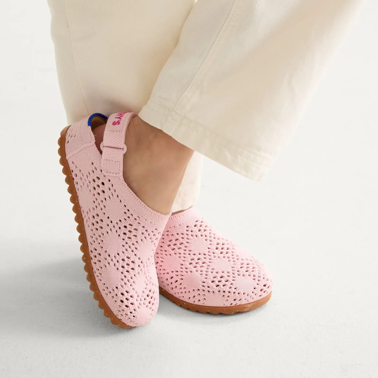 The Kids Clog – Pink Crochet
