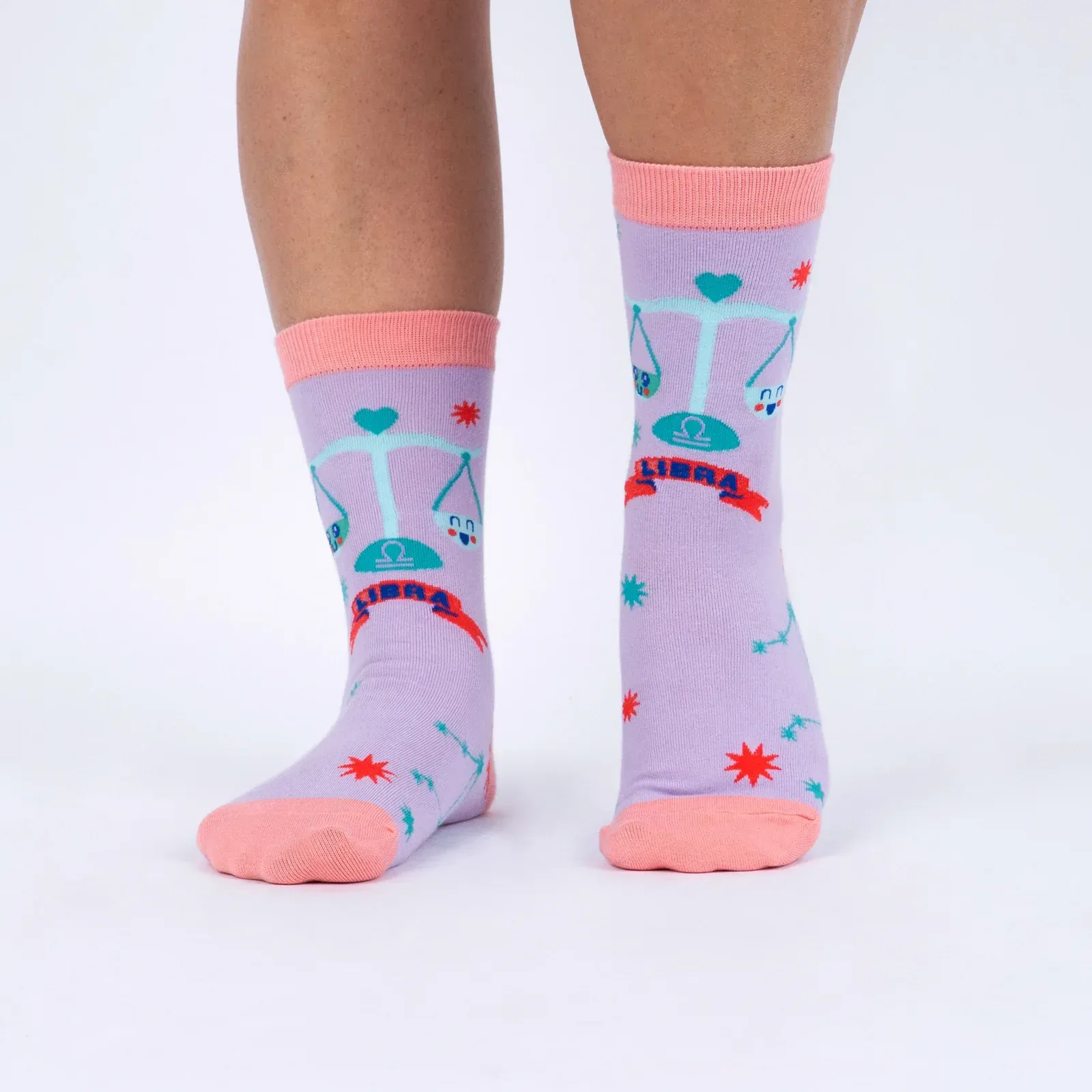 Libra Greeting Card with Socks