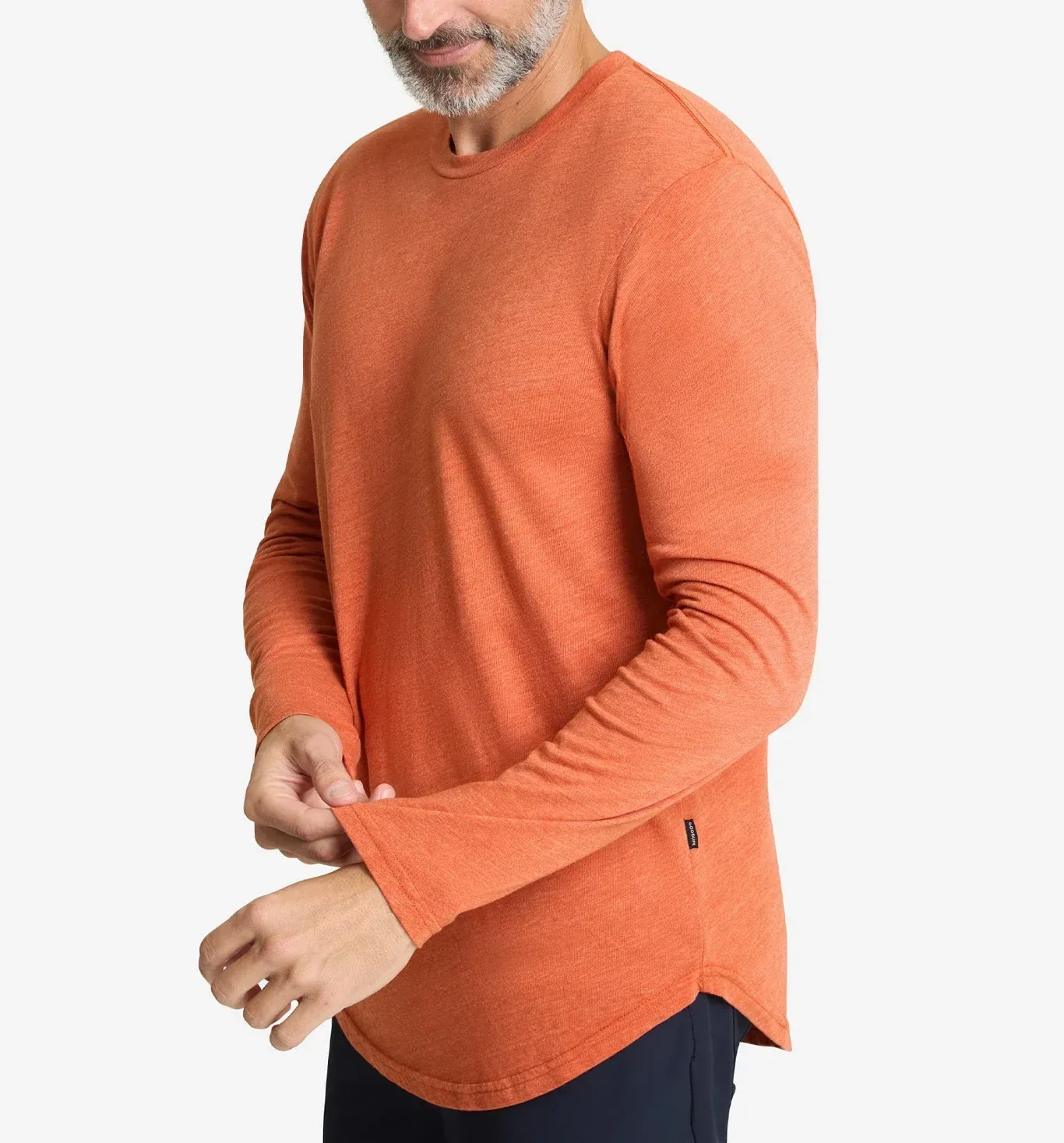 LS Tri-Blend Scallop Crew