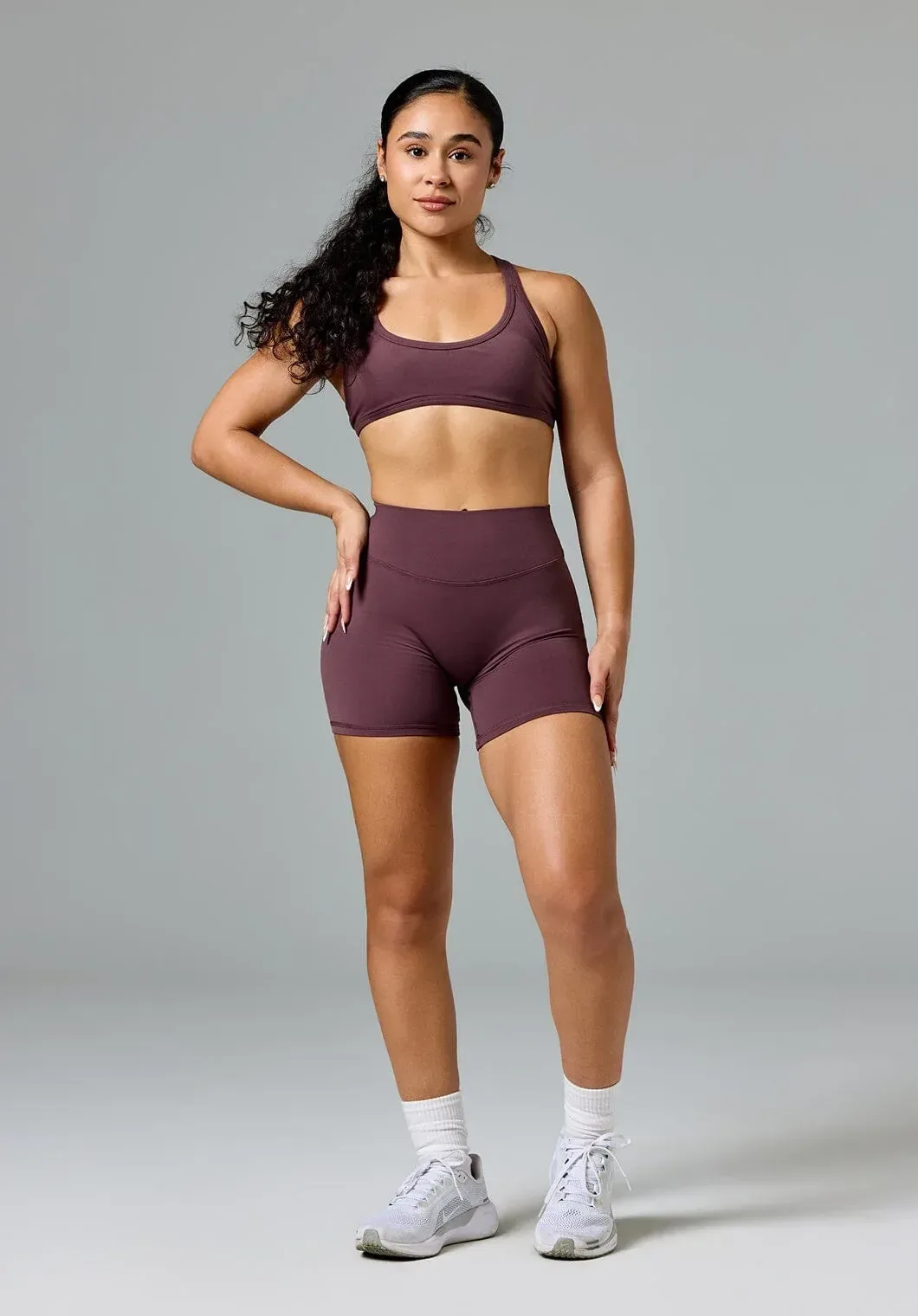 FormLux™ LiftTech™ Mid-Rise Short Cherry Cola