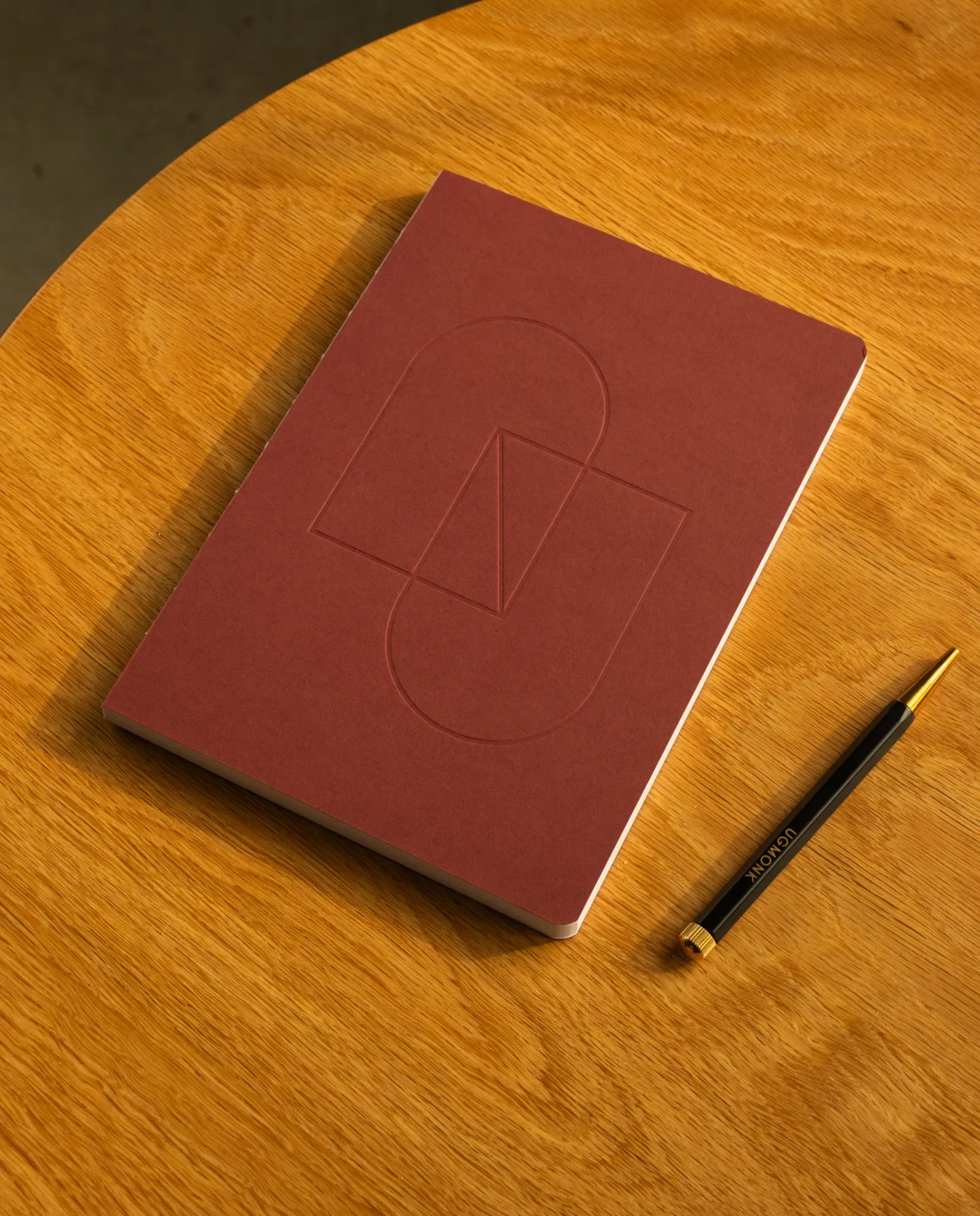 Layflat Notebook (Maroon)
