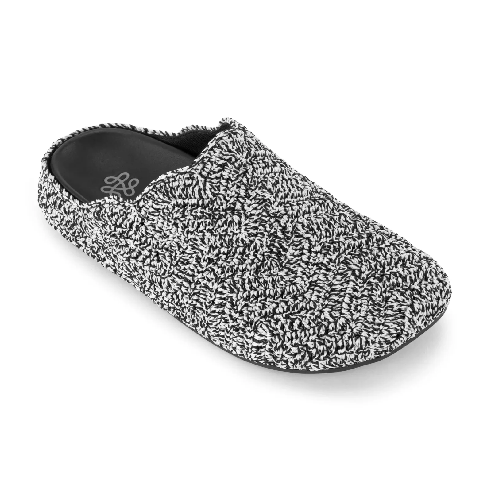 Bolinas Ripple Clog – Hand Crochet – Moonlight Static Ripple