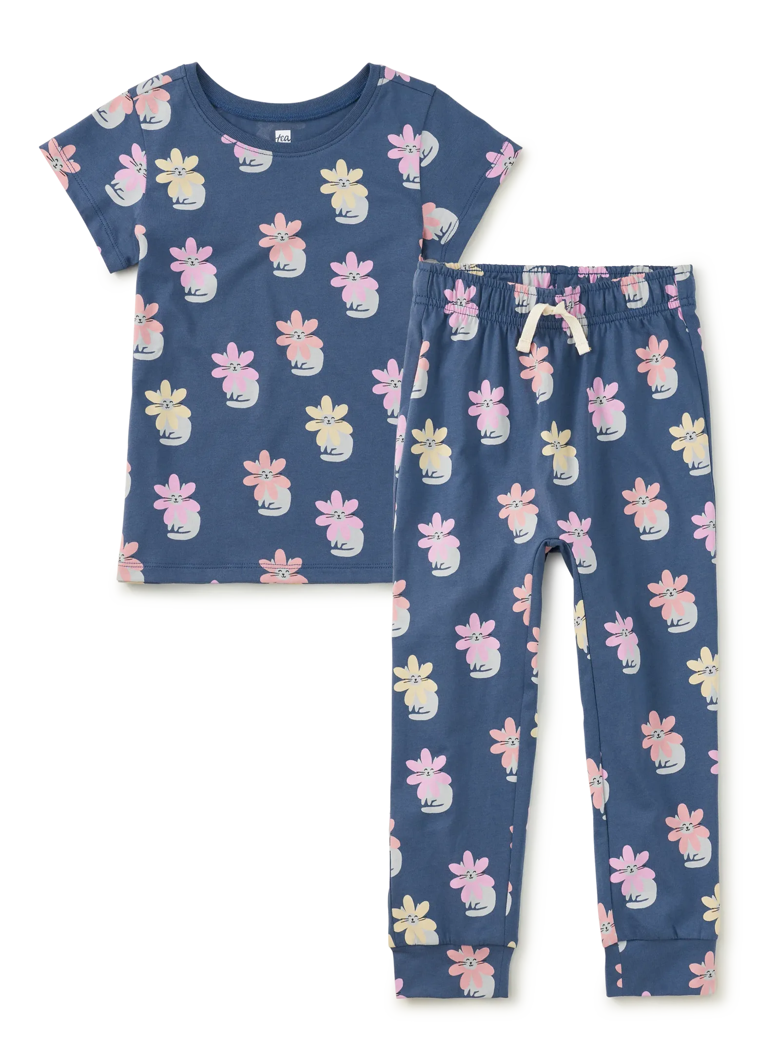 Floral Cat 2-Piece Set