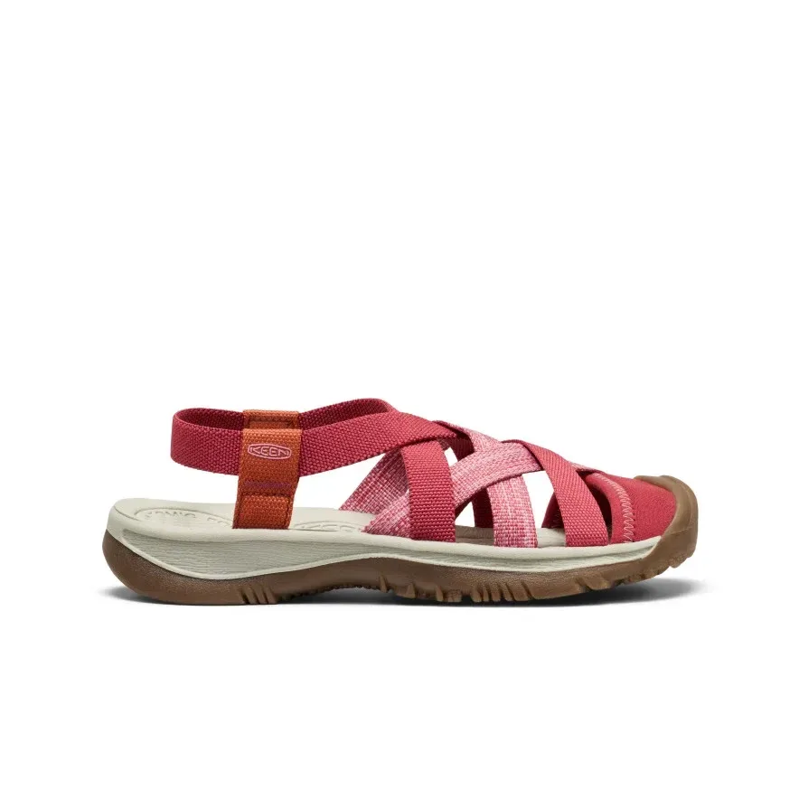 Women's Whisper Lattice Sandal – Garnet/Burnt Brick