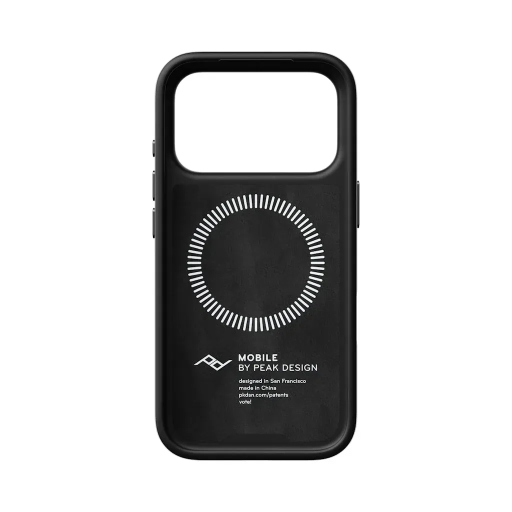 SlimLink Loop Case – iPhone 18 Pro – Black Clarino