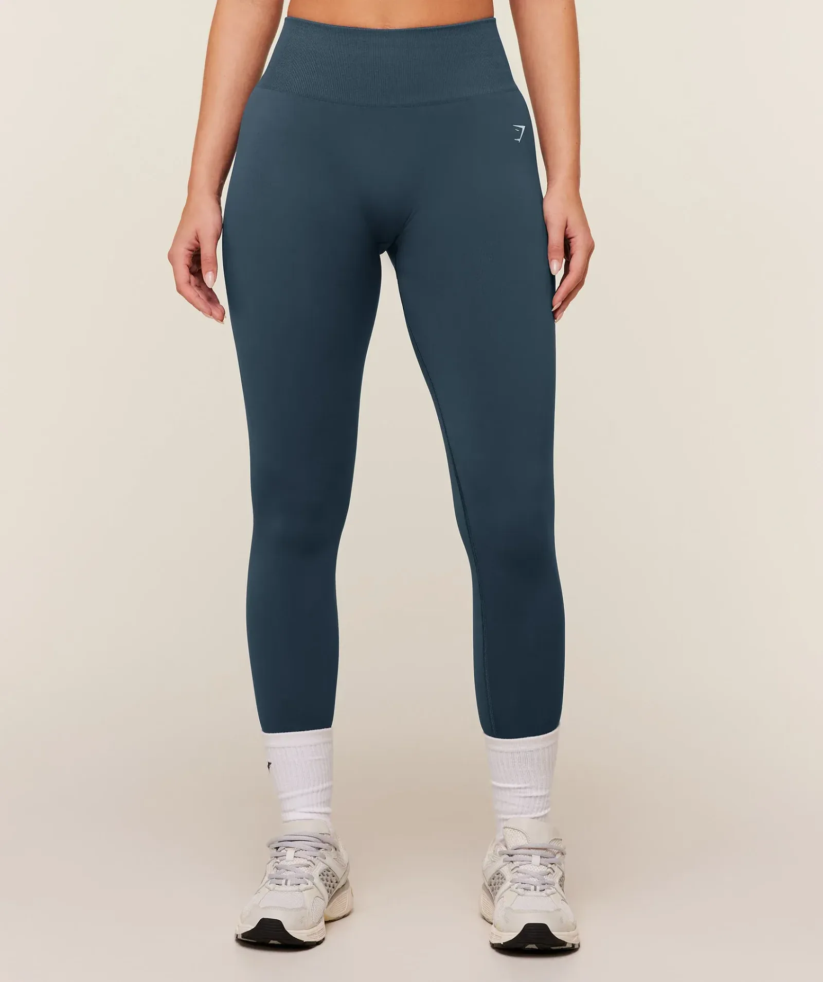 Gymshark Light Hold Leggings – Stealth Blue