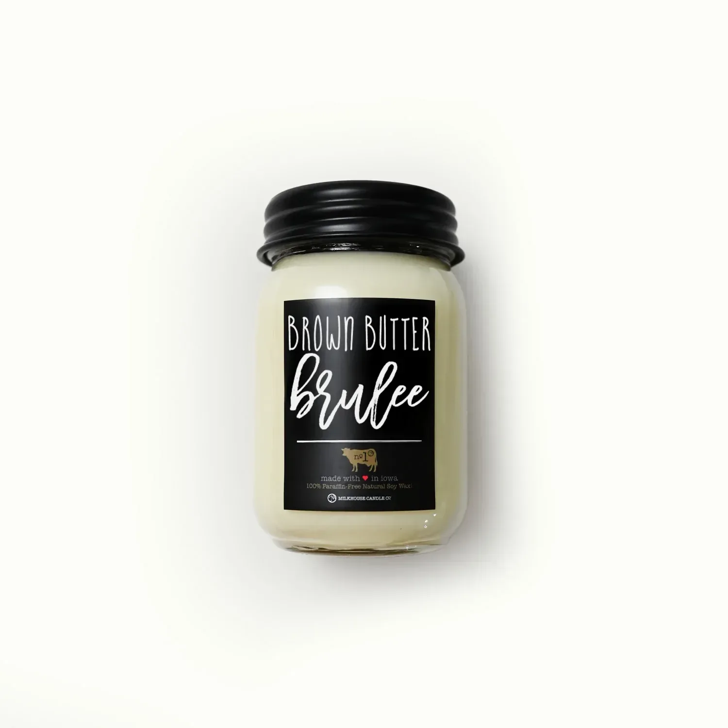 Brown Butter Brulee Candle – 13 oz Mason Jar