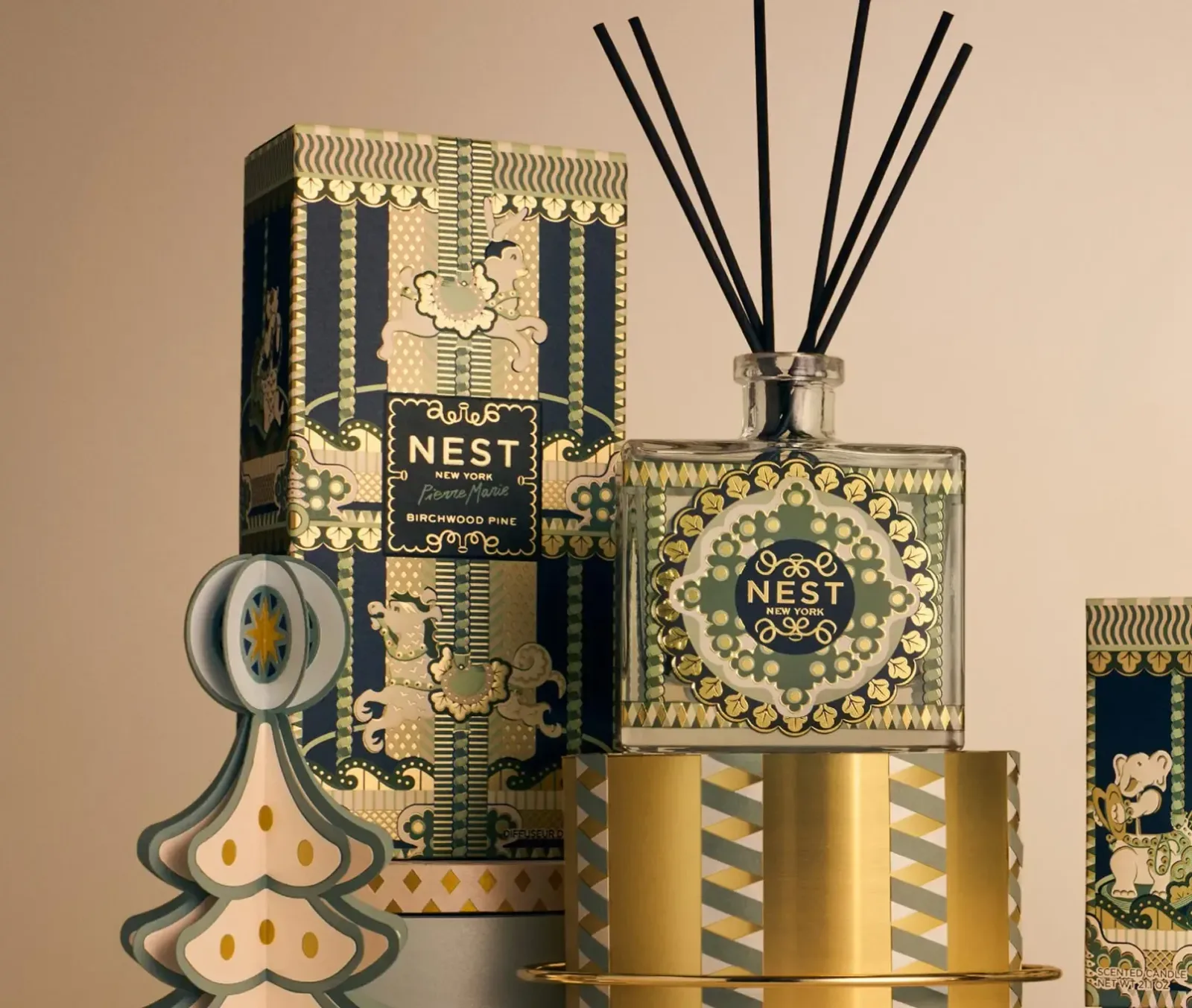 NEST New York x Pierre Marie Birchwood Pine Reed Diffuser