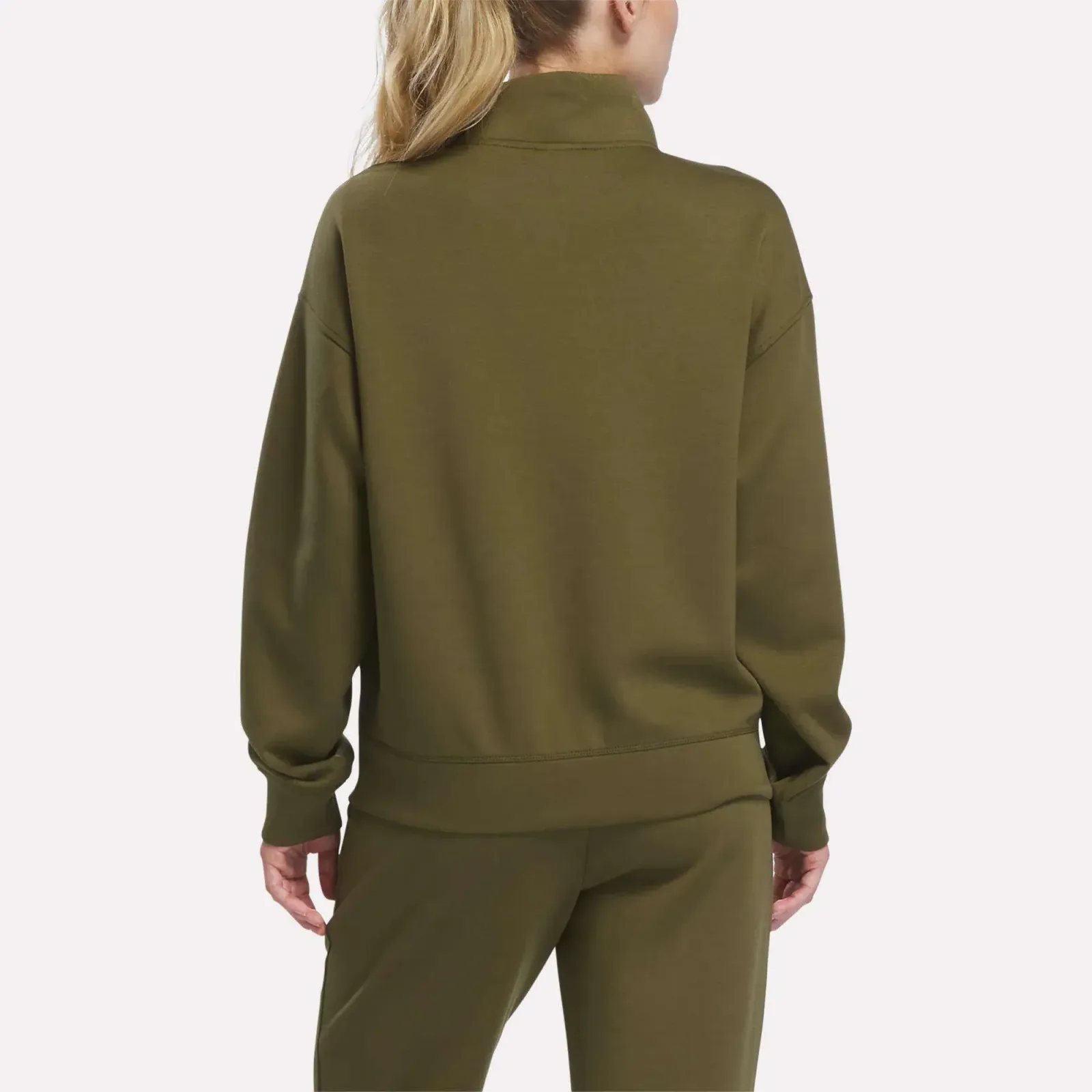 Women's Crop Half-Zip Sweatshirt
